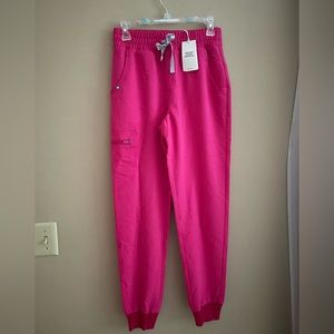 FIGS Shocking Pink High Waisted Zamora joggers size XS regular